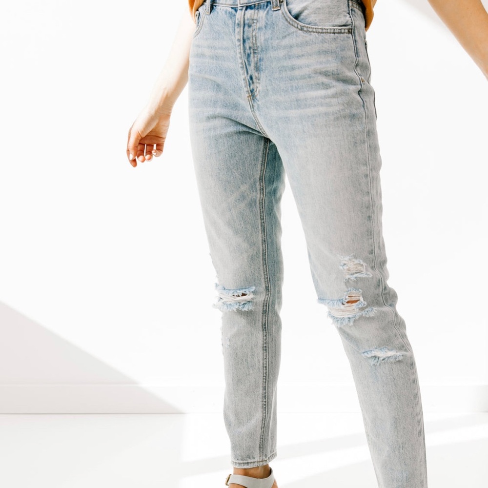 Luca + Grae - High Waisted Boyfriend Jeans - Size M - NWT & NEVER WORN